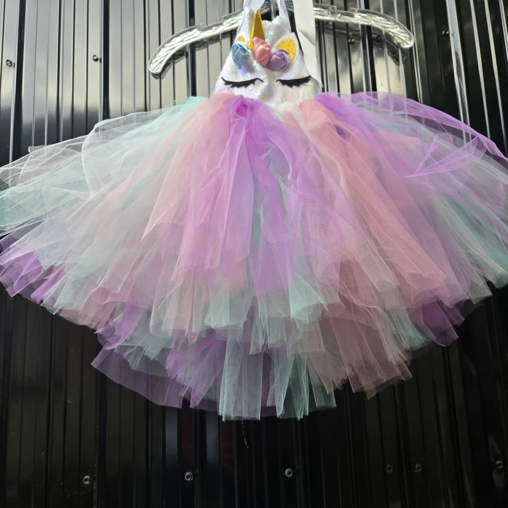 Sparkling Unicorn Tutu Costume for Kids